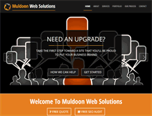 Tablet Screenshot of muldoonwebsolutions.com